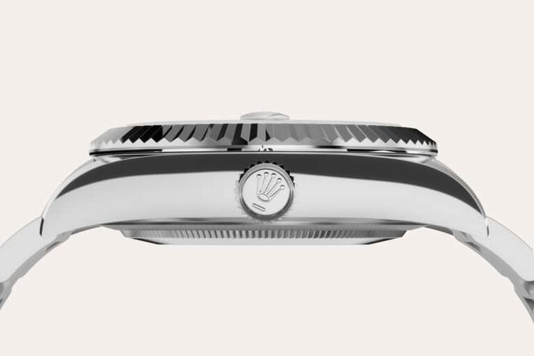 rolex sky-dweller in white rolesor - combination of oystersteel and white gold, m336934-0001 - white rolesor - ben bridge