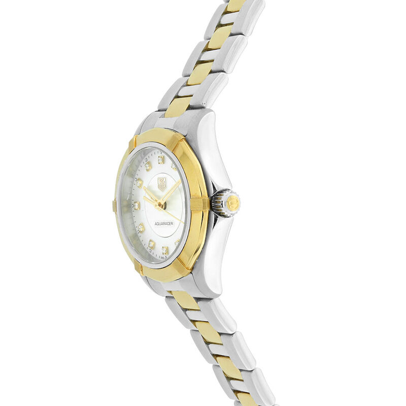 Pre-Owned TAG Heuer Aquaracer Diamond Watch, 27mm, 5N Rose & Steel image number 1