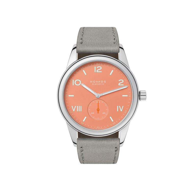 NOMOS Club Campus Cream Coral Dial Watch, 36mm image number 0