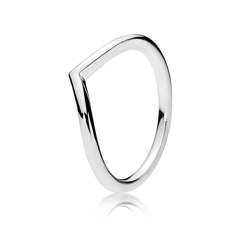 Pandora Polished Wishbone Ring image number 0