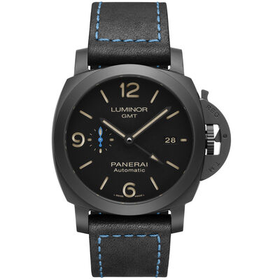 Panerai Luminor GMT Black Dial Watch, 44mm