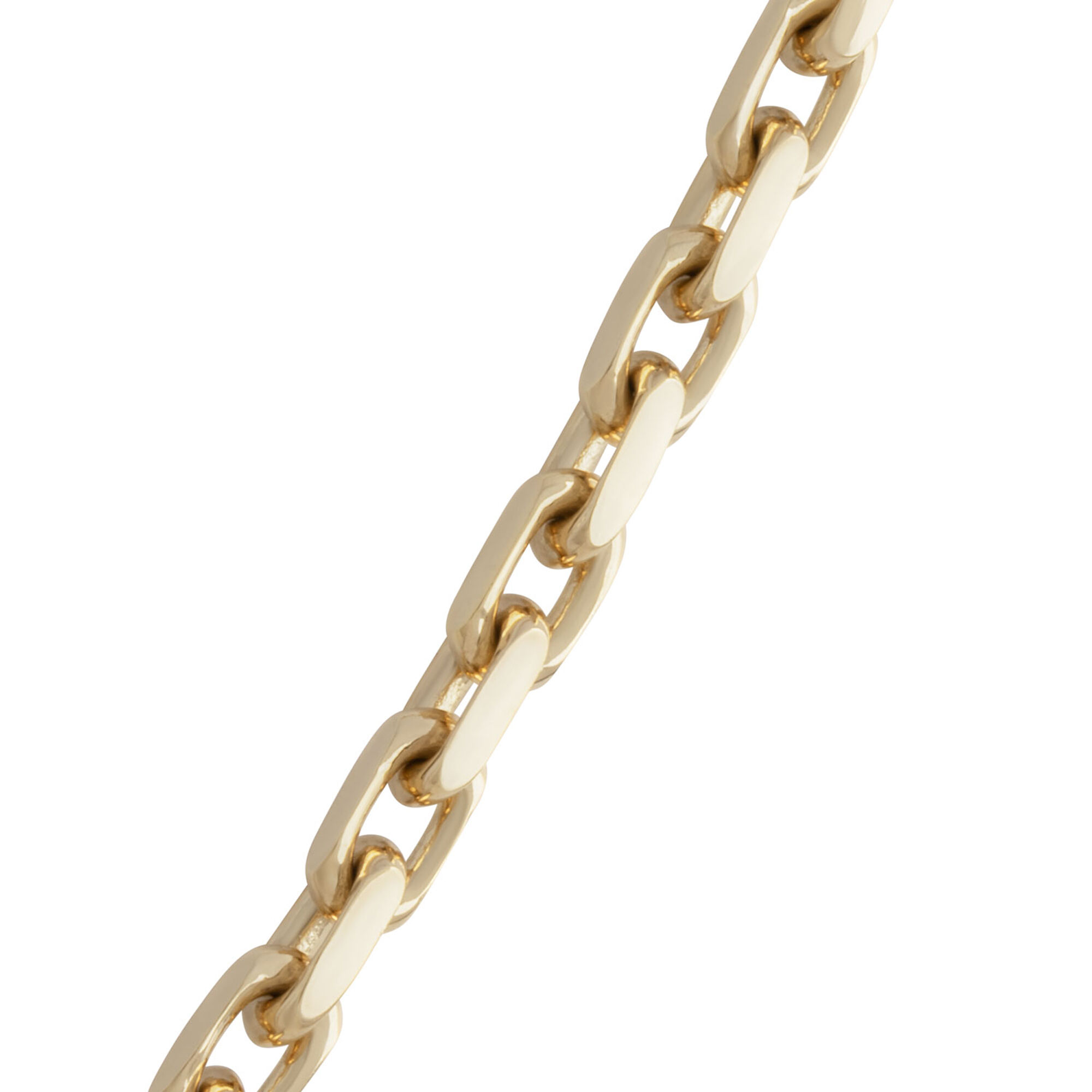 Toscano 24-Inch Forzata Link Necklace, 14k Yellow Gold