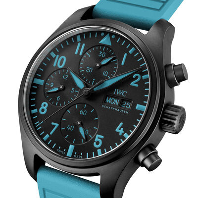 IWC Pilot's Watch Chronograph George Russell Black Dial Watch, 41.9mm