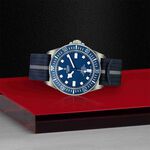 TUDOR Pelagos FXD Watch Titanium Case Blue Dial Fabric Bracelet, 42mm