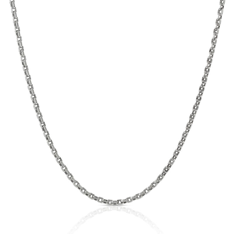 Eight-Sided Rolo Chain 14K, 24" image number 0
