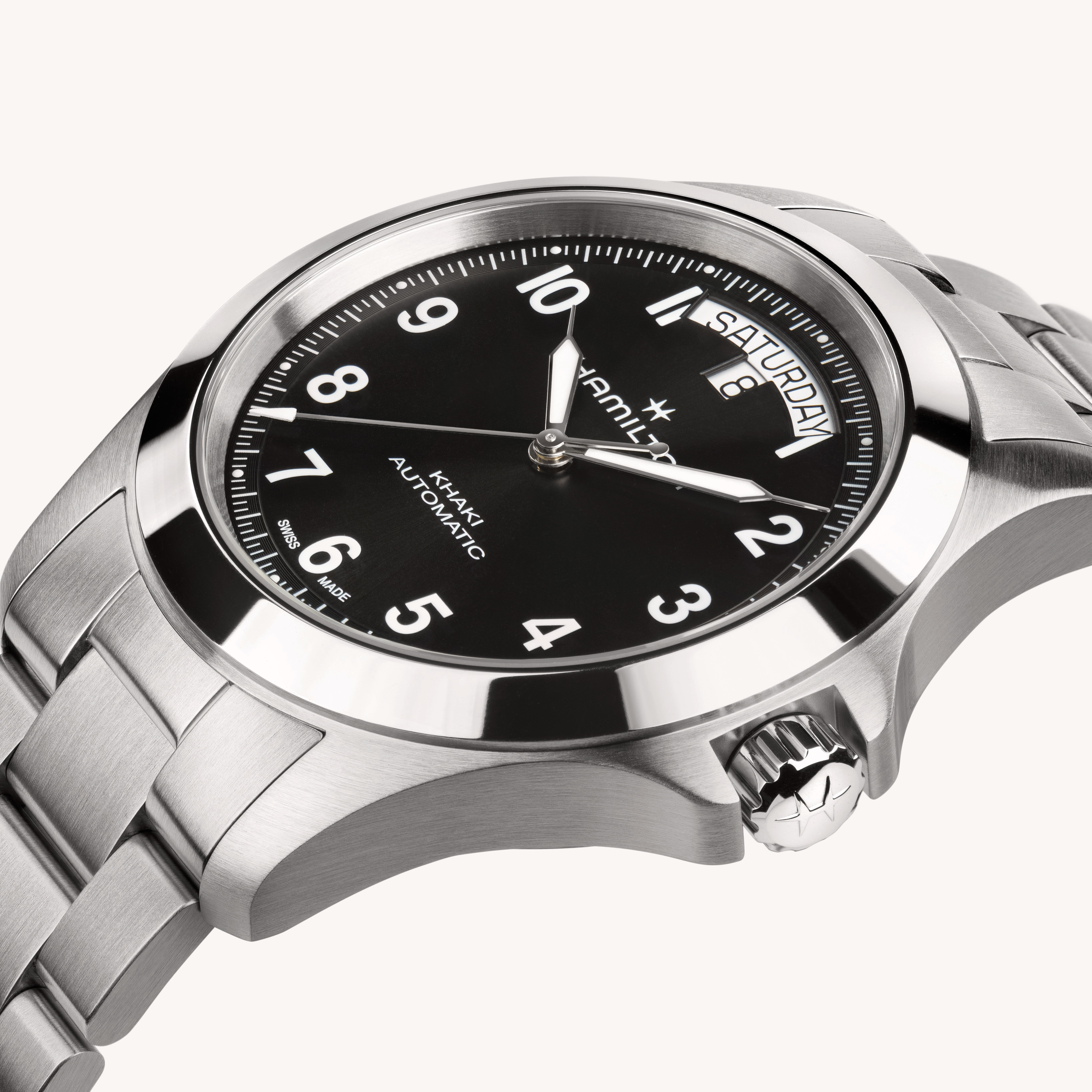 Hamilton Jazzmaster Quartz Black Dial Watch, 40mm