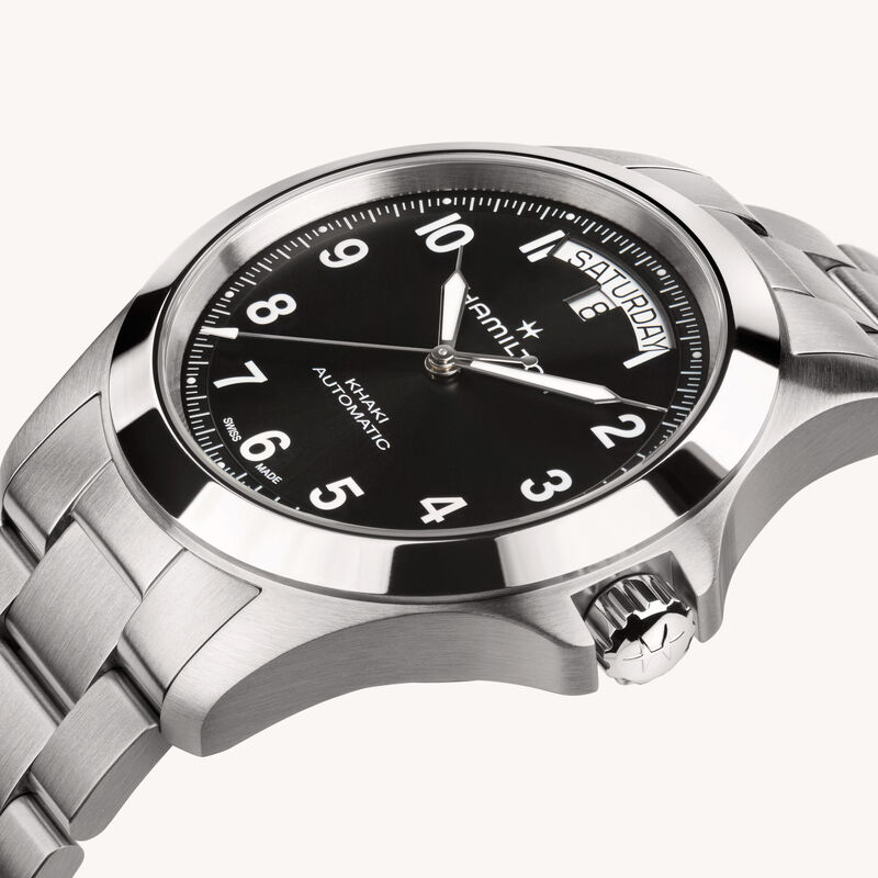 Hamilton Jazzmaster Quartz Black Dial Watch, 40mm image number 3
