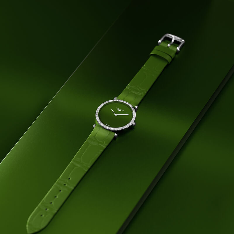 Longines La Grande Classique De Longines Monochrome Green Dial Watch, 29mm image number 4