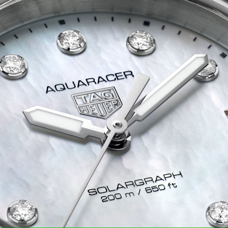TAG Heuer Aquaracer Professional 200 Solargraph White Dial, 34mm image number 2