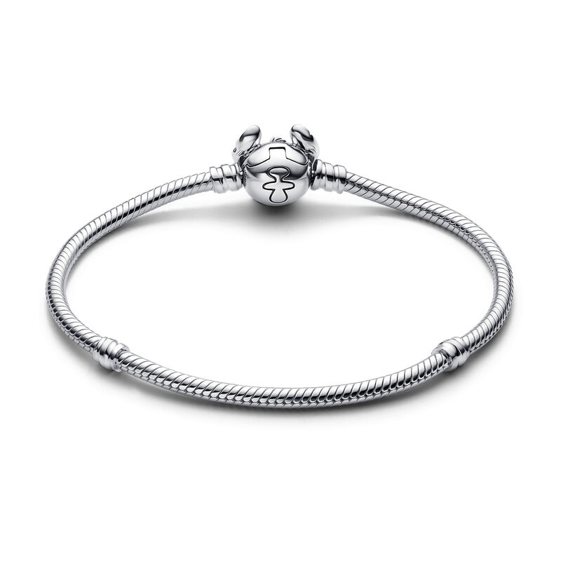 Pandora Disney Stitch Snake Chain Bracelet image number 1