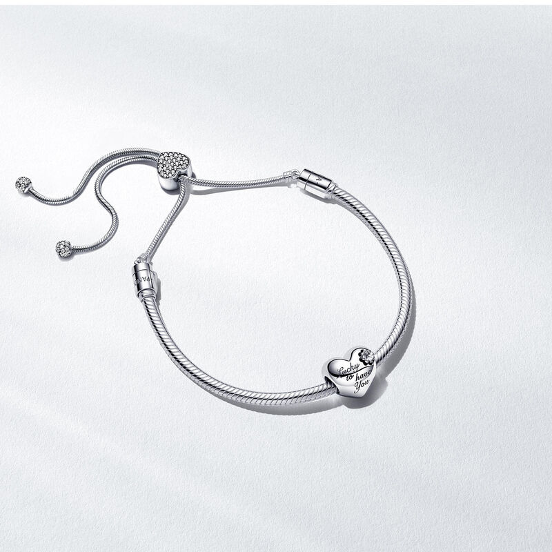 Pandora Heart & Clover Bracelet Gift Set image number 1