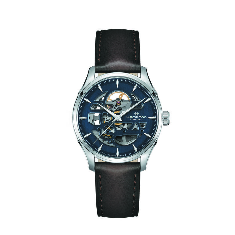 Hamilton Jazzmaster Skeleton Auto Blue Dial Watch, 40mm image number 0