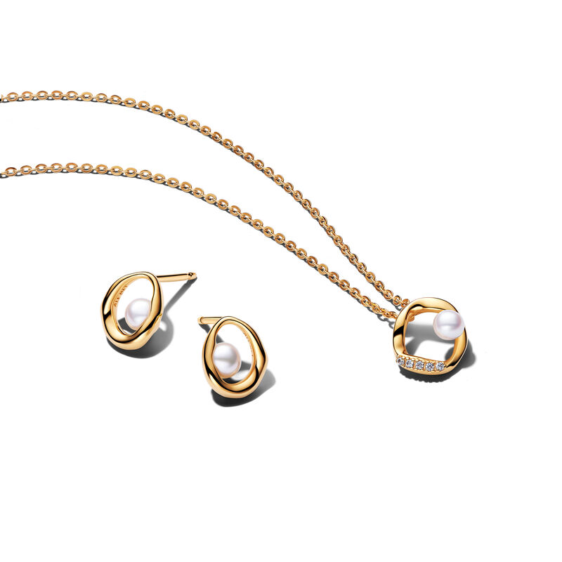 Pandora Organic Sparkle and Pearl Jewelry Gift Set image number 0