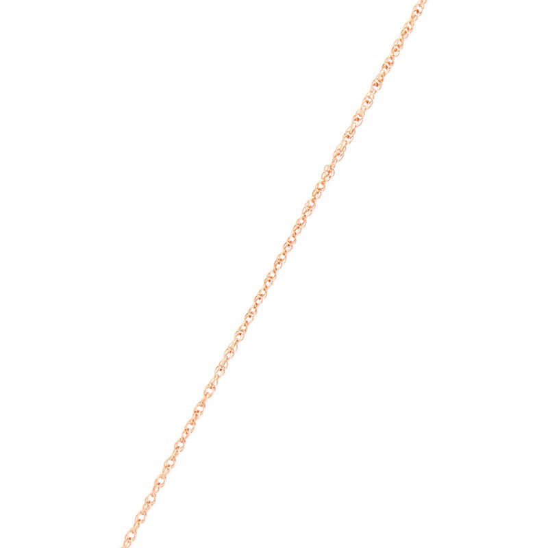 Rose Gold Rope Chain 14K, 18" image number 1