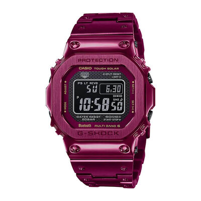 G-Shock Full Metal 5000 Red IP Connected Solar Watch, 49.3mm