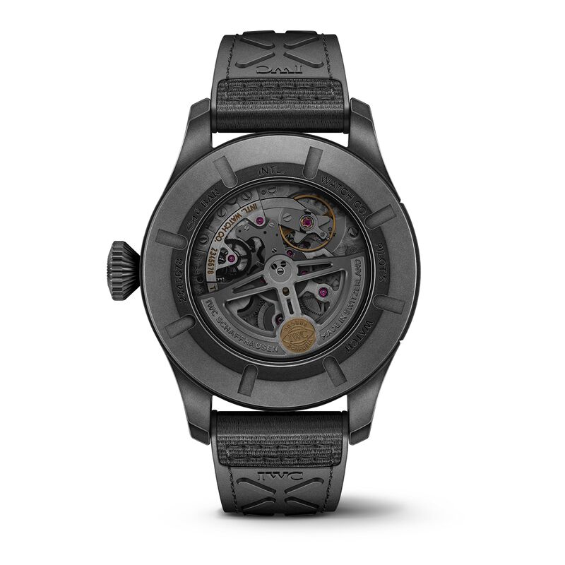 IWC Pilot's Watch Timezoner TOP GUN Ceratanium Black Dial Watch, 46mm image number 1