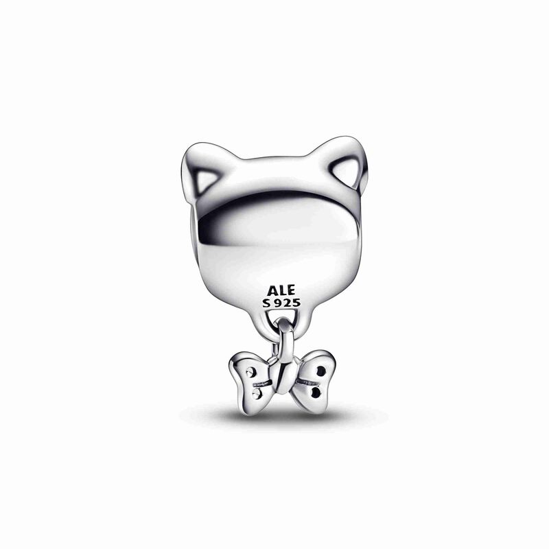 Pandora Pet Cat & Bow Charm image number 1