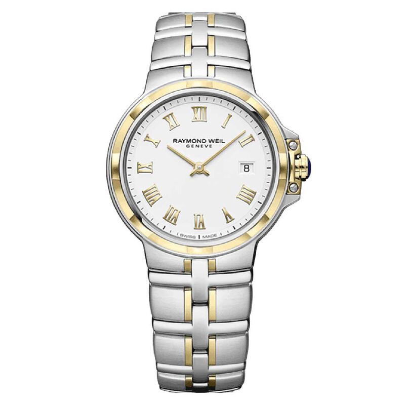 Raymond Weil Ladies Parsifal Two-Tone Quartz Watch, 30mm image number 0