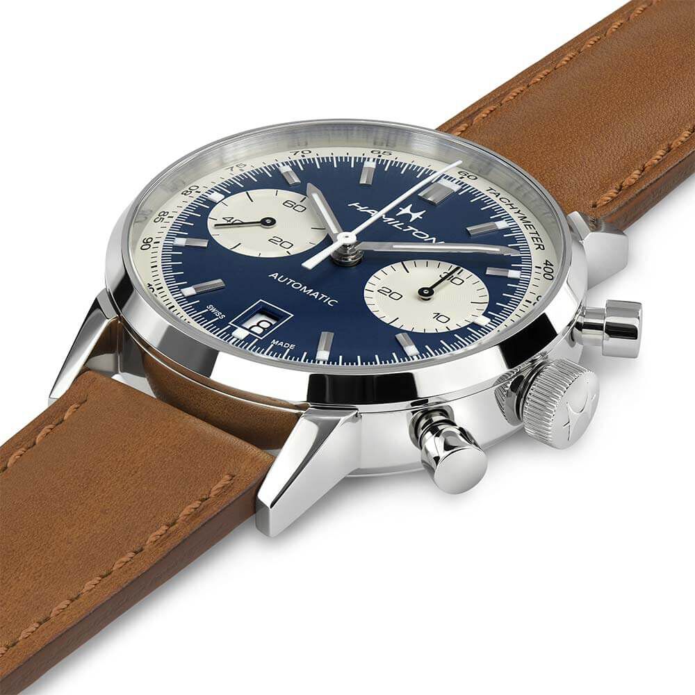 Hamilton Intra-Matic Auto Chrono Watch, 40mm H38416541 Blue
