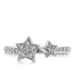 Diamond Star Ring 14K