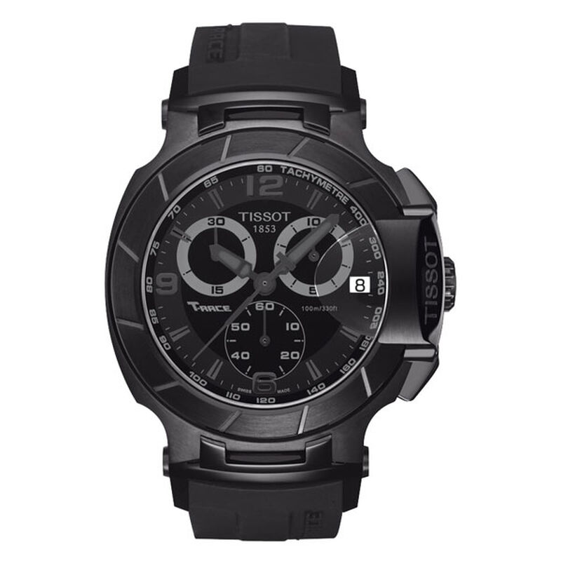 Tissot T-Race Chronograph Black PVD Quartz Watch, 50mm image number 0