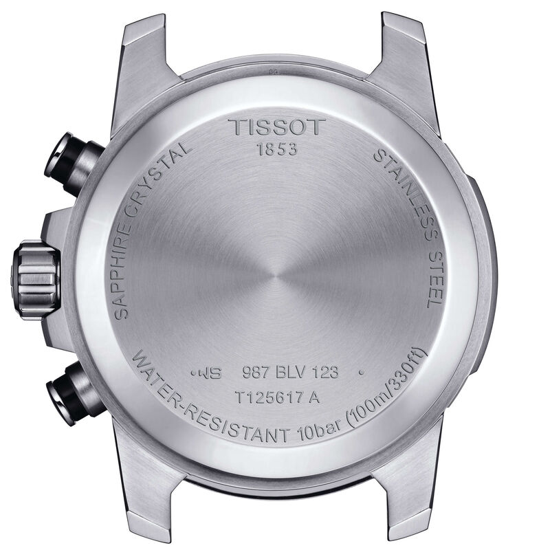 Tissot Supersport Chrono Black Steel Quartz Watch, 45.5mm image number 2
