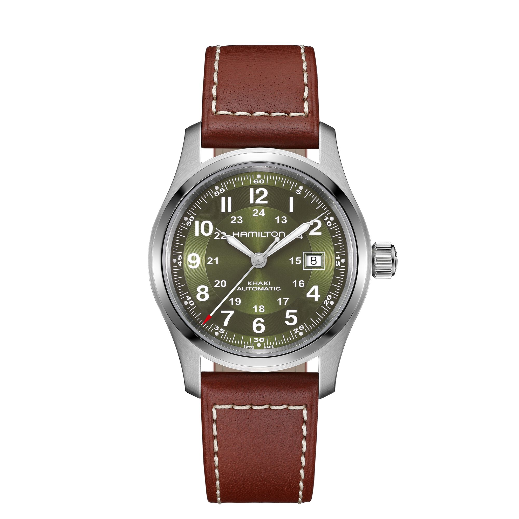Hamilton Khaki Field Green Dial Watch, 42mm