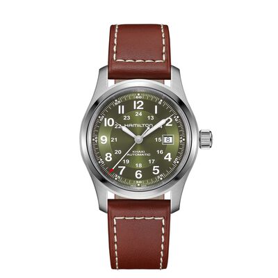 Hamilton Khaki Field Green Dial Watch, 42mm