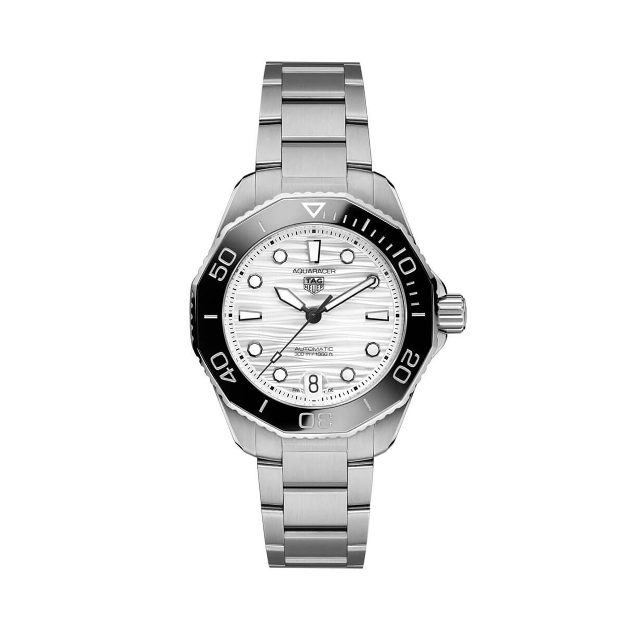 TAG Heuer Aquaracer 腕時計 シルバー TAG Heuer Aquaracer Professional 300 Silver Steel Watch, 36mm