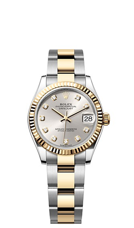 Rolex Datejust 31 Datejust Oyster, 31 mm, Oystersteel and yellow gold - M278273-0019 at Ben Bridge