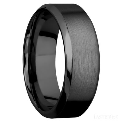 Zirconium with Satin , Polish Finish