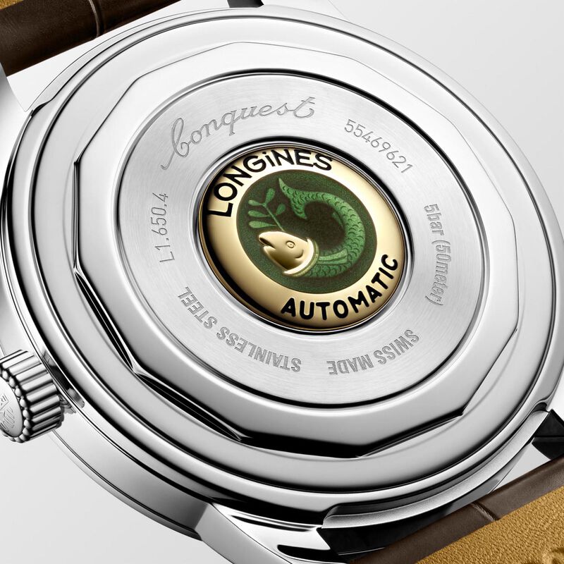 Longines Conquest Heritage Brown Dial Watch, 40mm image number 4