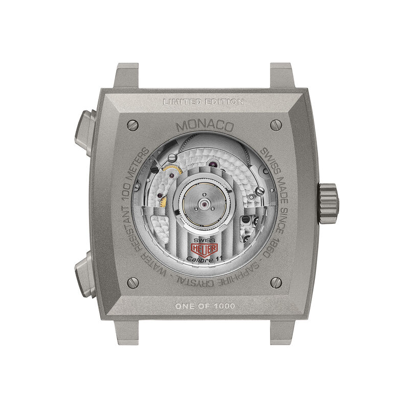 TAG Heuer Monaco Chronograph Racing Silver Dial Watch, 39mm image number 4