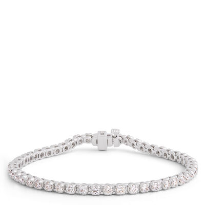 Diamond Tennis Bracelet, 14K White Gold