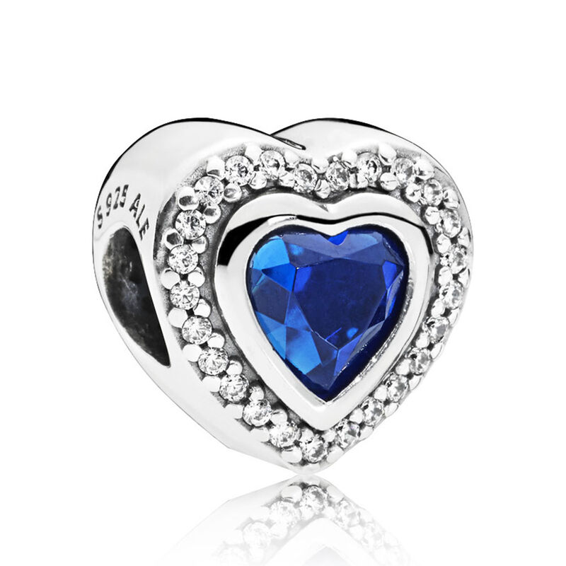 Pandora Sparkling Love CZ & Crystal Charm image number 1