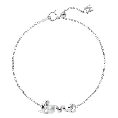 Mikimoto Akoya Cultured Pearl Bracelet in 18K White Gold
