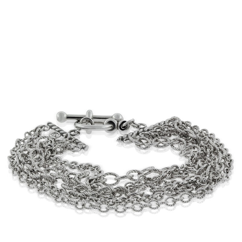 Lisa Bridge Six-Row Chain Bracelet image number 0