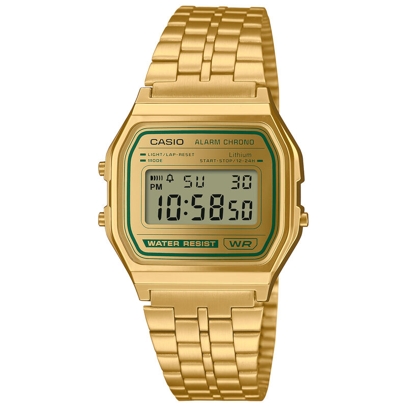 Casio Vintage Gray Digital Dial Watch, 33.2mm x 36.8mm image number 0