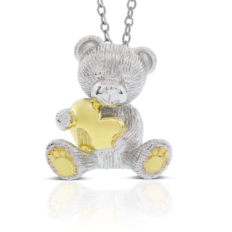 2020 Benny Bear Pendant in Sterling Silver image number 0