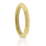 Toscano Roman Hammered Ring 14K, Size 7