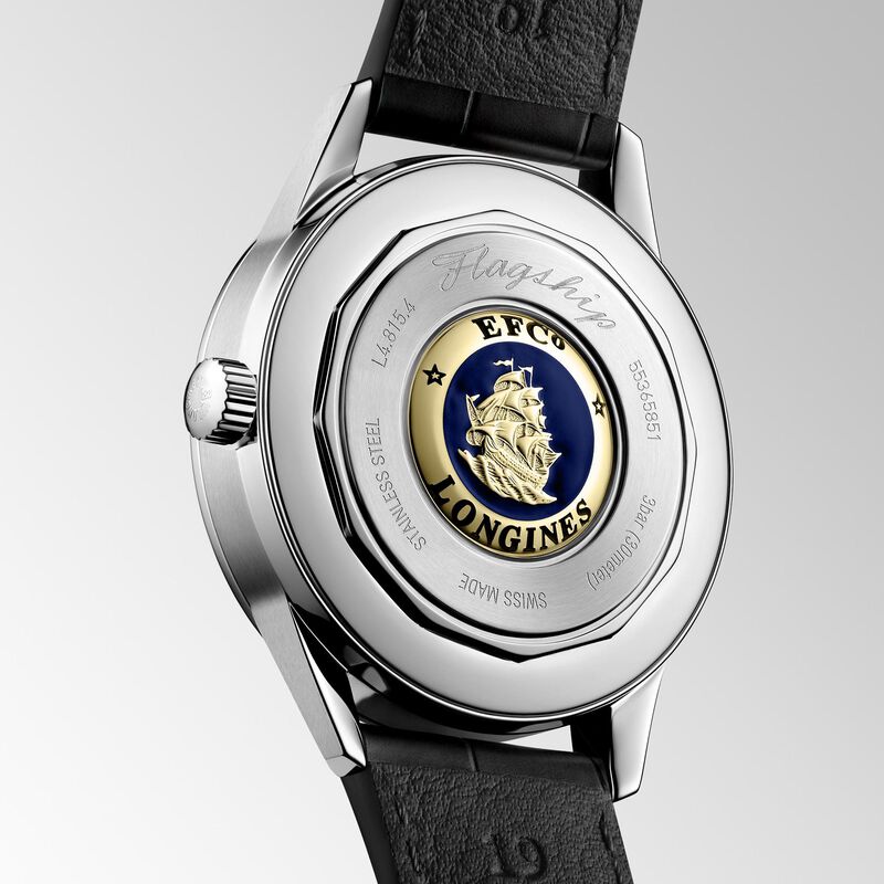 Longines Flagship Heritage Moonphase Green Dial Watch, 38.5mm image number 5