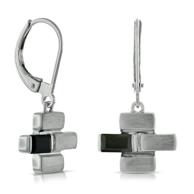 Black Onyx Dangle Earrings