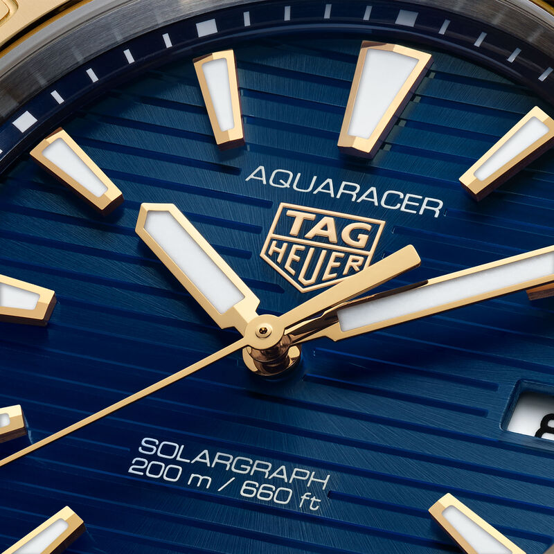 TAG Heuer Aquaracer Professional 200 Solargraph Blue Dial Watch, 40mm image number 3