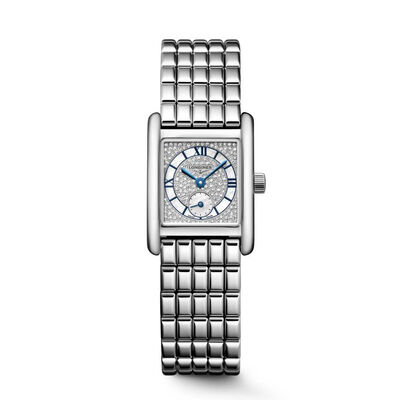 Longines Mini Dolcevita White Dial Watch, 21.5mm x 29mm