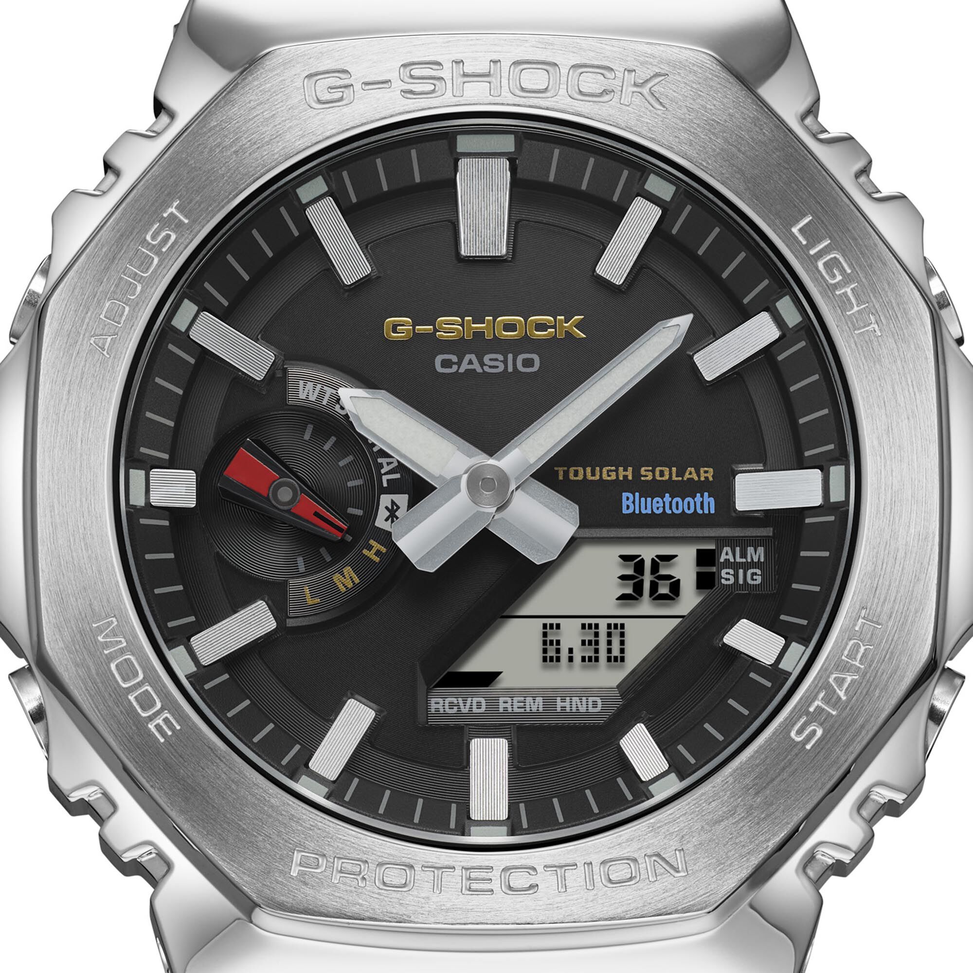 G-Shock Full Metal 2100 Series Black Dial Watch, 44.4mm