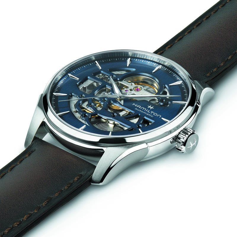 Hamilton Jazzmaster Skeleton Auto Blue Dial Watch, 40mm image number 1