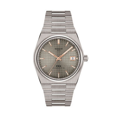 TISSOT PRX Titanium Anthracite Dial Watch, 38mm