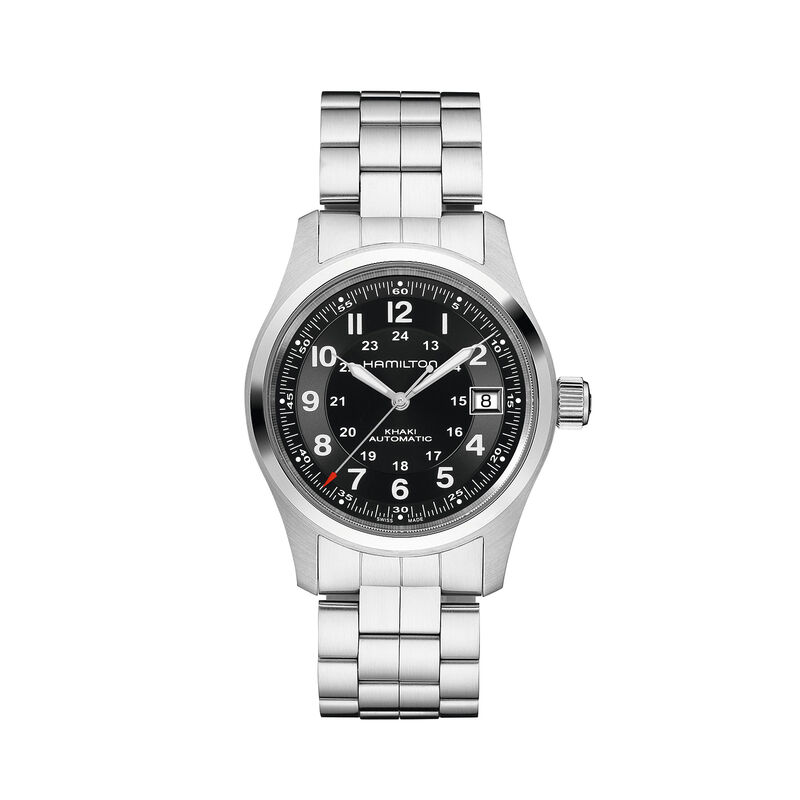 Hamilton Khaki Field Auto Black Dial Watch, 38mm image number 0