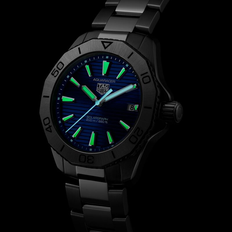 Tag Heuer Aquaracer Professional 200 Solargraph Watch Blue Dial, 40MM image number 5