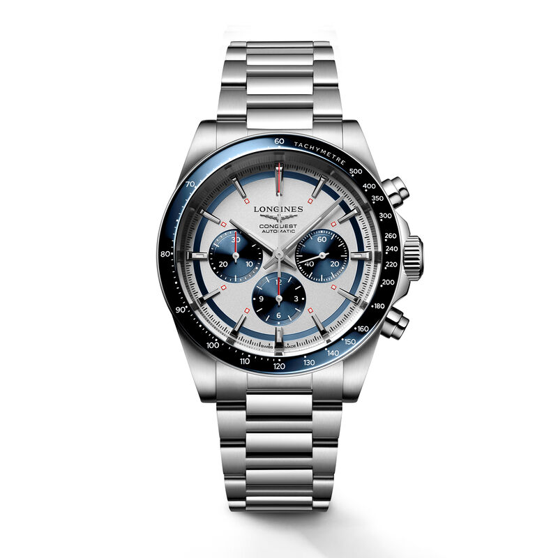 Longines Conquest Matt Silver Dial Watch, 42mm image number 0